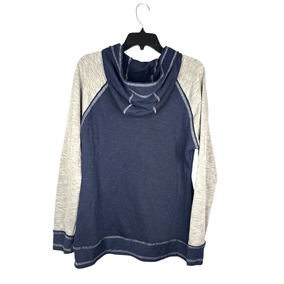 NHL Nashville Predators Women’s Hoodie Blue Gray Long Sleeve Majestic Medium - Picture 4 of 8